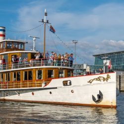 Raddampfer Freya bietet einmalige Schifffahrten ab Kiel an